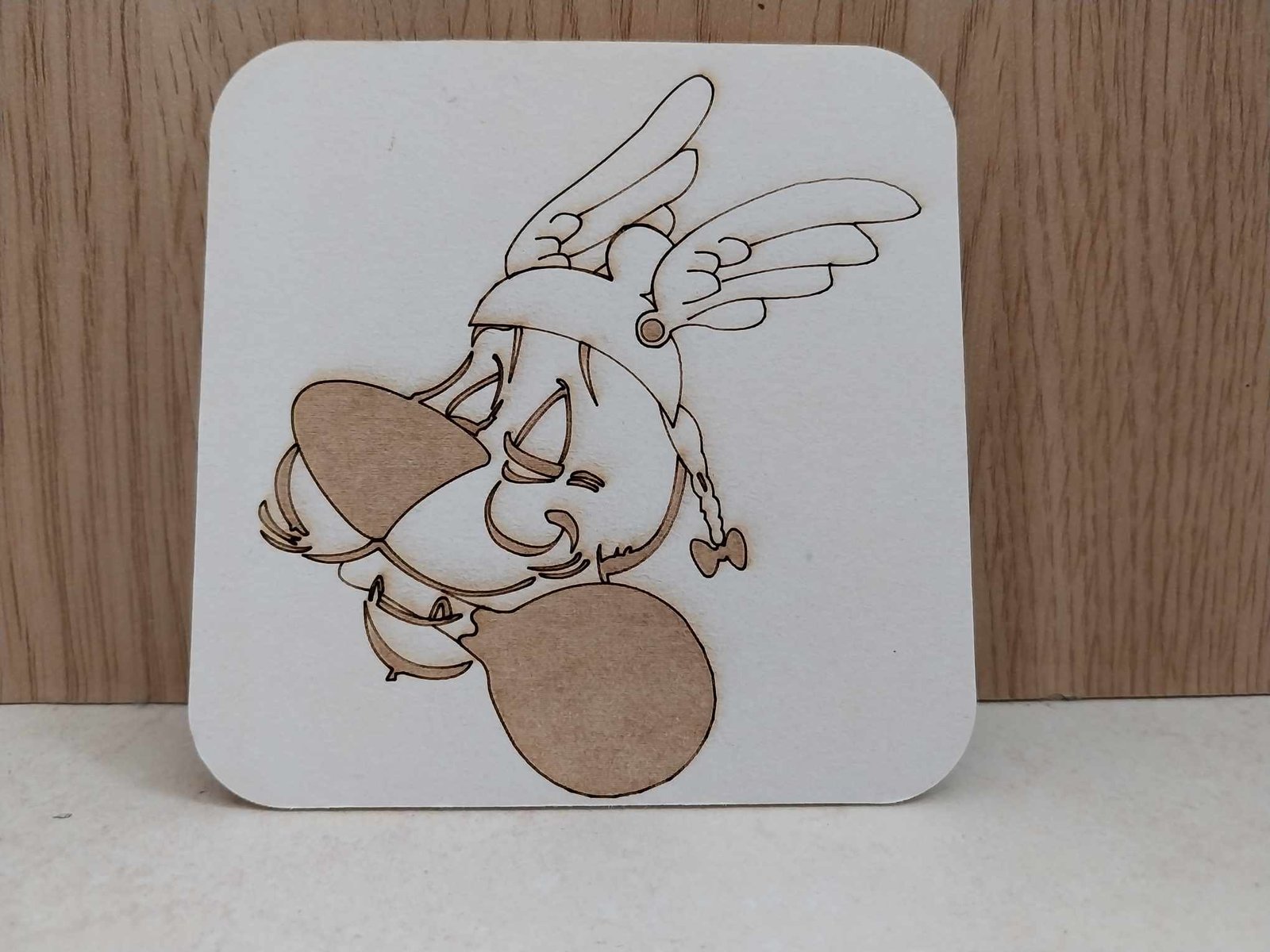 gravure sur un sous verre