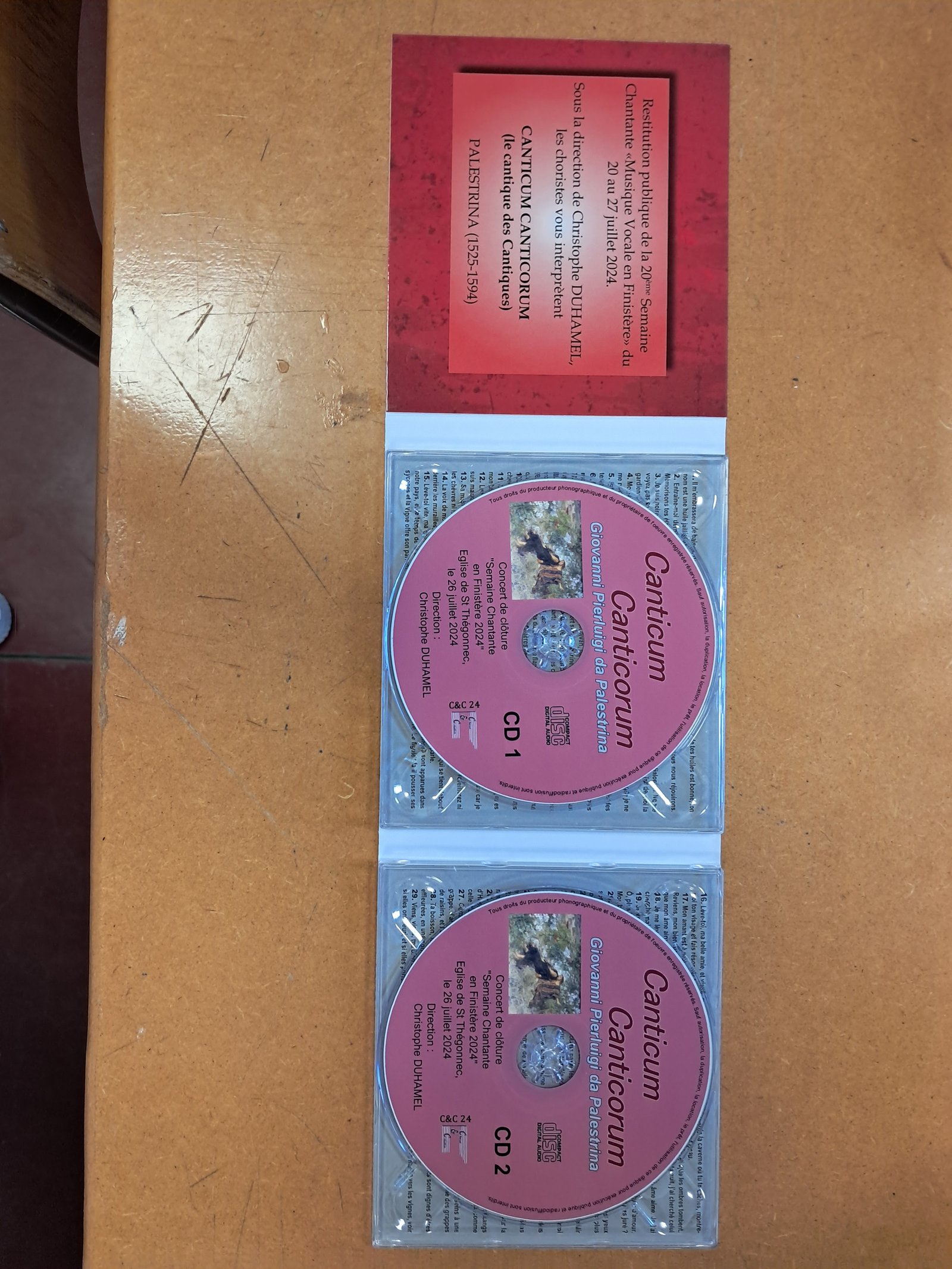 photo d'une pochette CD